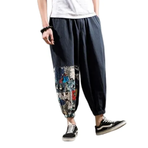 Thin Cotton Linen Ankle-length Pants