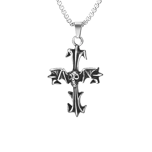 Cross Ins Hip-Hop Chain Pendant Sweater Chain Necklace