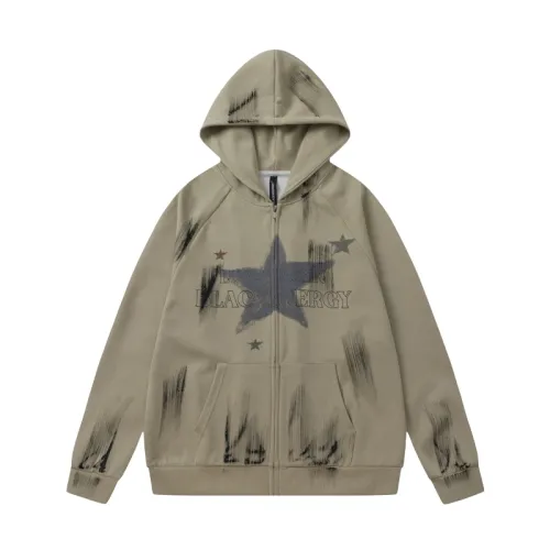 High Street Graffiti Star Cardigan Hoodie