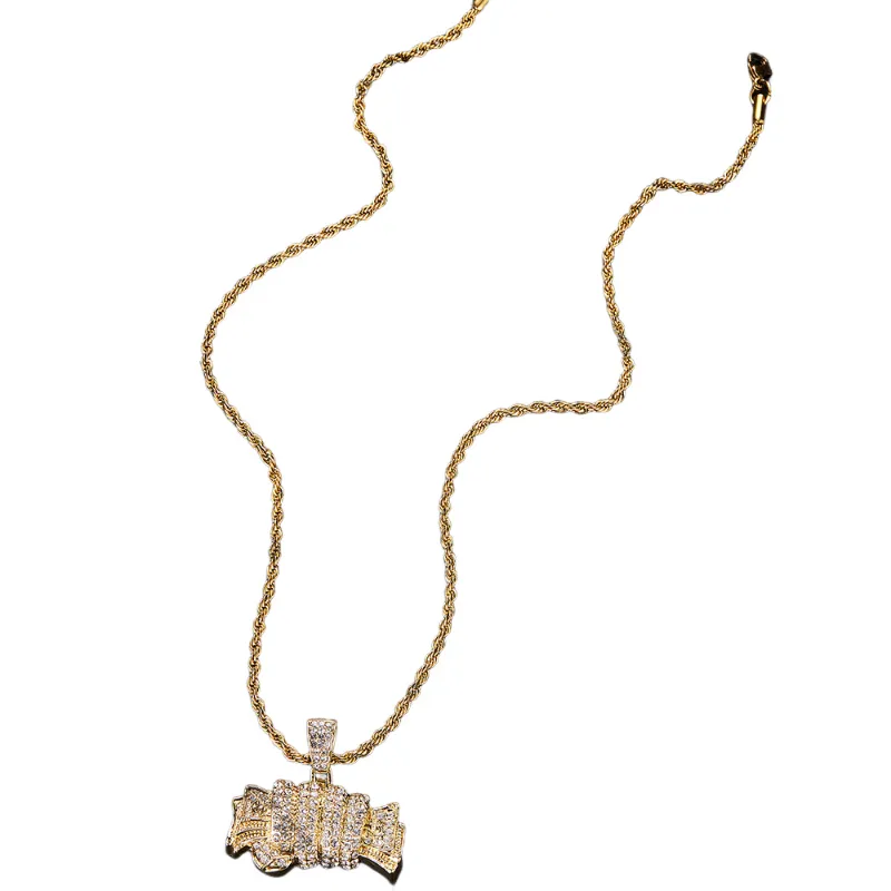 Banknote Pendant Necklace-1