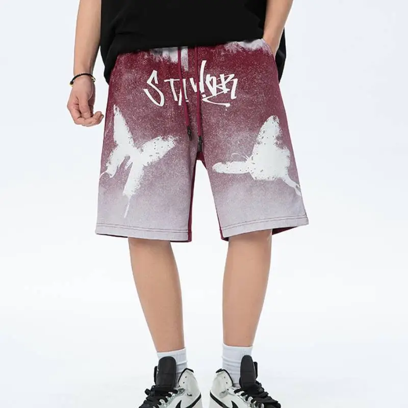 Lace up Casual Shadowless Butterfly Shorts-2