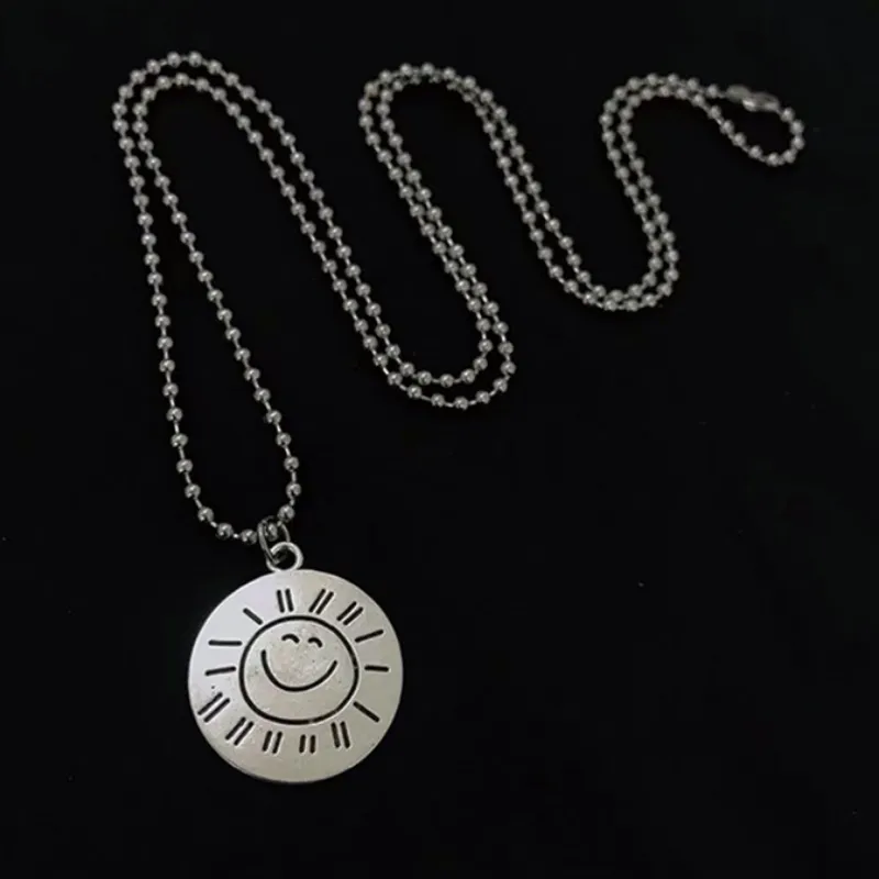 Harajuku Style Smile Necklace-3