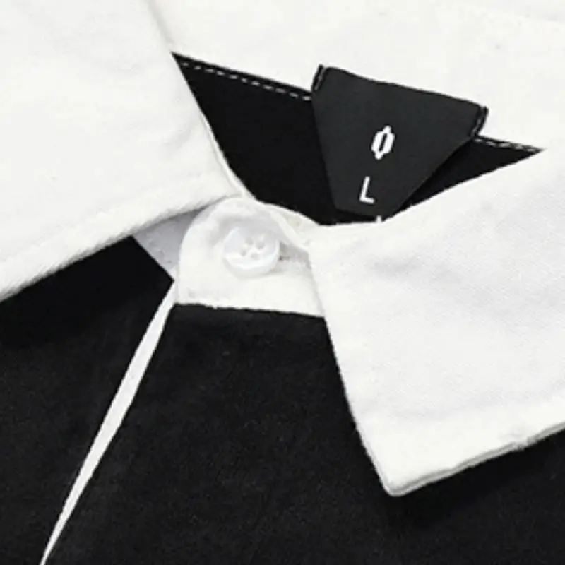 Casual Stripes Gradient Polo T Shirt-8