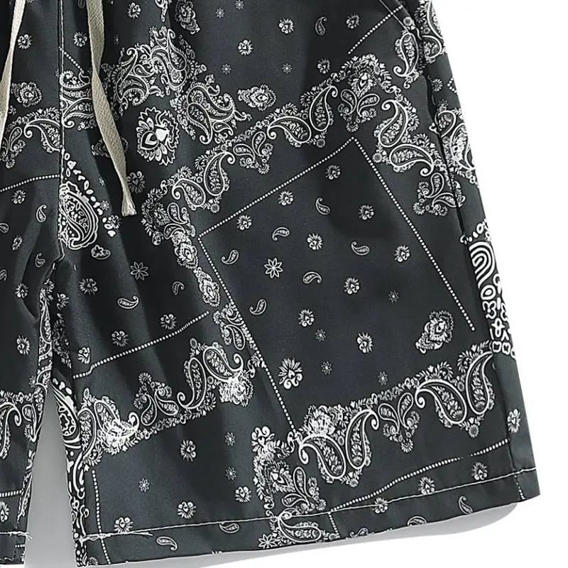 Casual Printed Large Size Pants-3