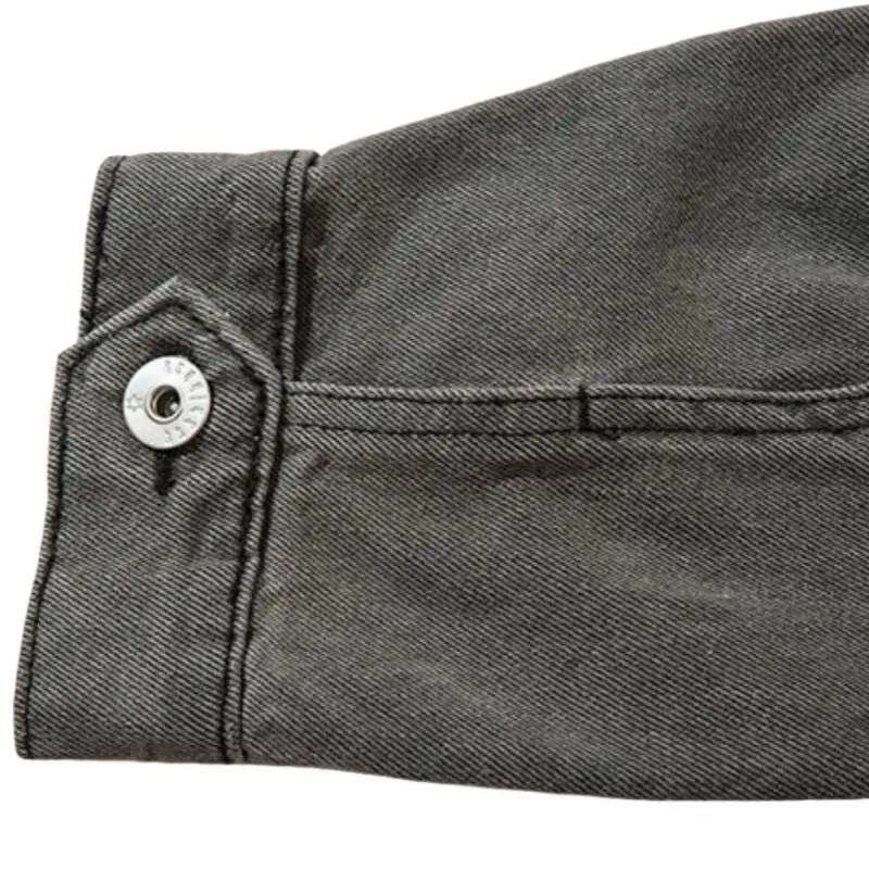 Original Design Denim Simple Loose Jacket-3