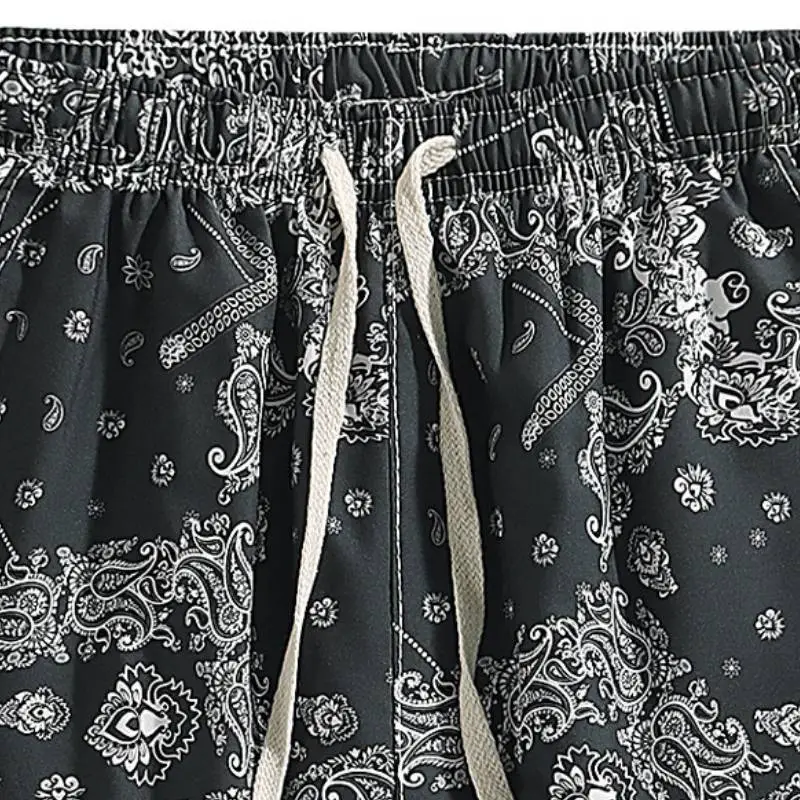 Casual Printed Large Size Pants-2
