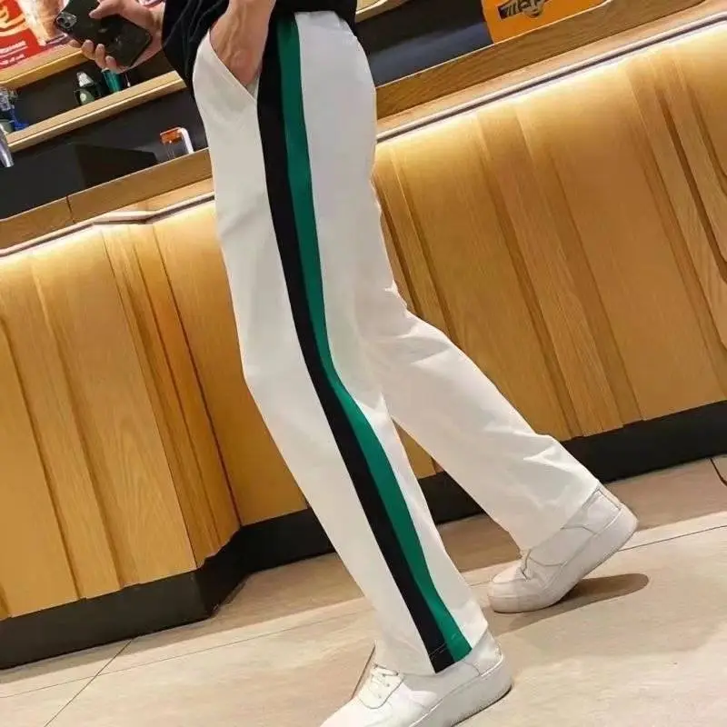 Straight Casual Loose Trendy All-match Sports Pants-1