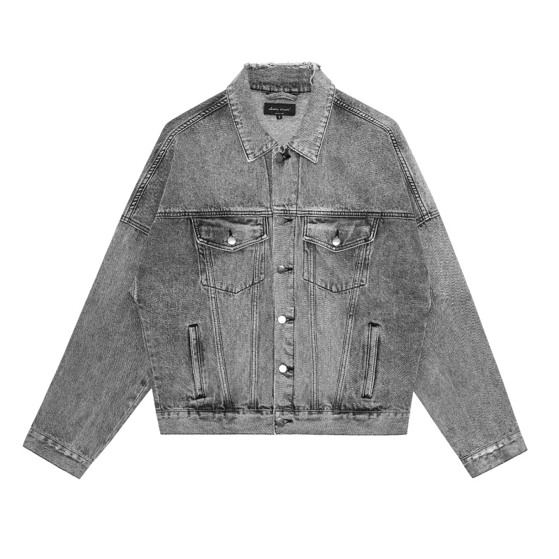 CLIMAX VISION Washed Old Short Cleanfit Vintage Old Jacket Denim Jacket ...