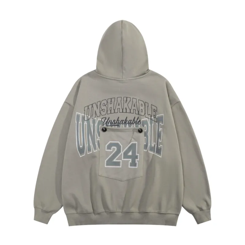 Vintage Fleece lined Thickened Hooded Sweater-3