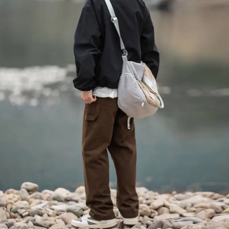 Retro Casual Carpenter Pants-5
