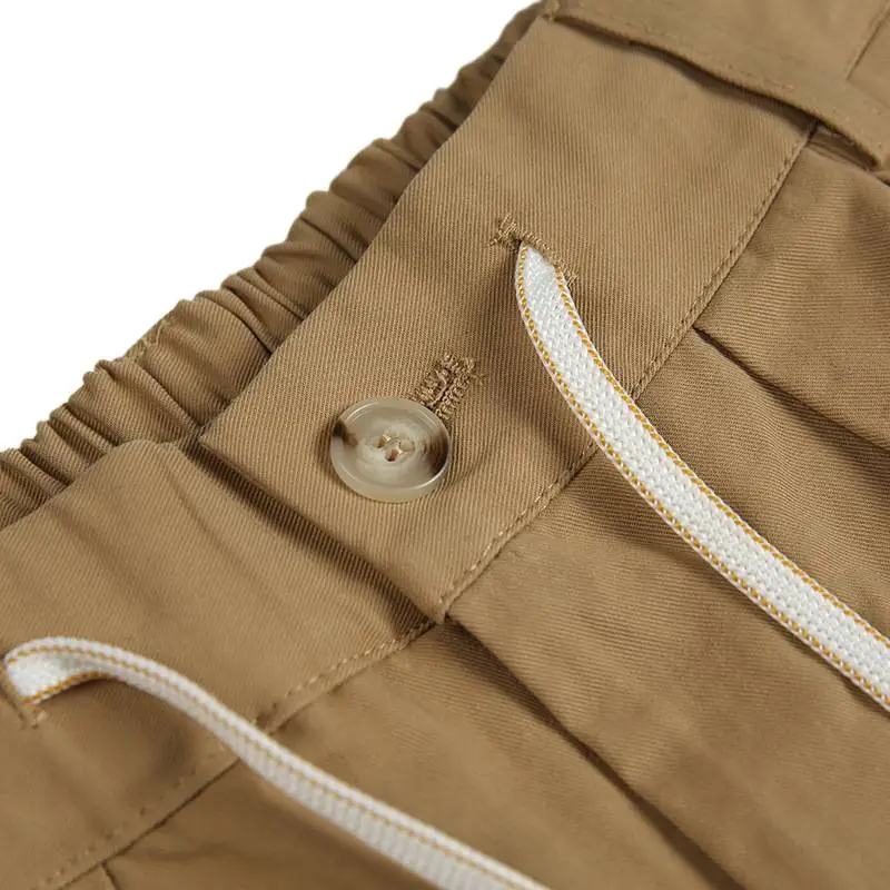 Solid Color Basic Straight Casual Pants-4