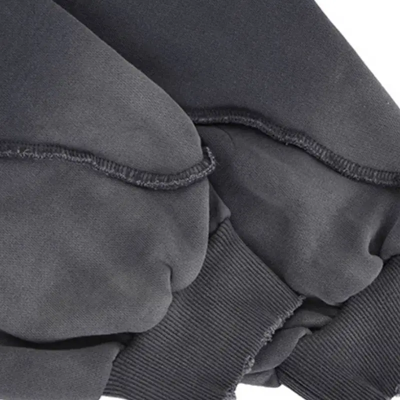 Splicing Deconstruction Creative Design Gradual Change Dyeing Heavy Hoodie-5