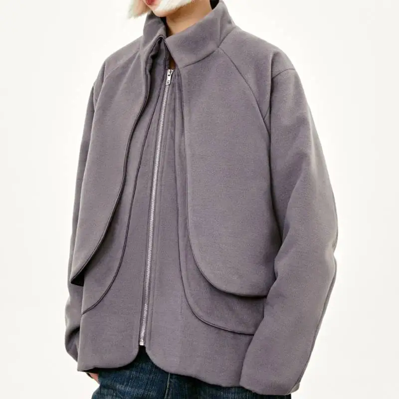 New style Cleanfit Three dimensional Tailored Cotton padded Coat-3