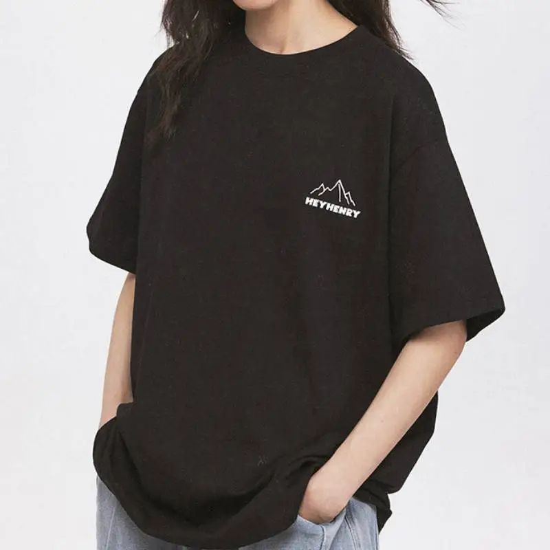 Printed Oversize Short sleeved T shirt-8