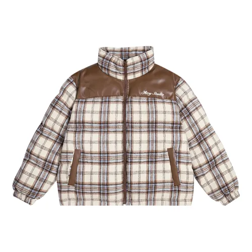 ATRY Retro Plaid Cotton-padded Jacket