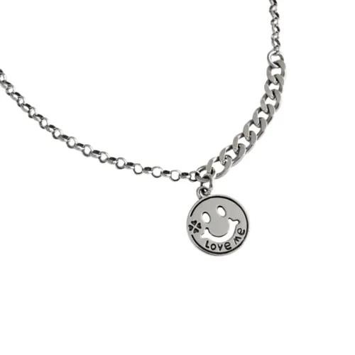 Trendy Smiley Face Necklace