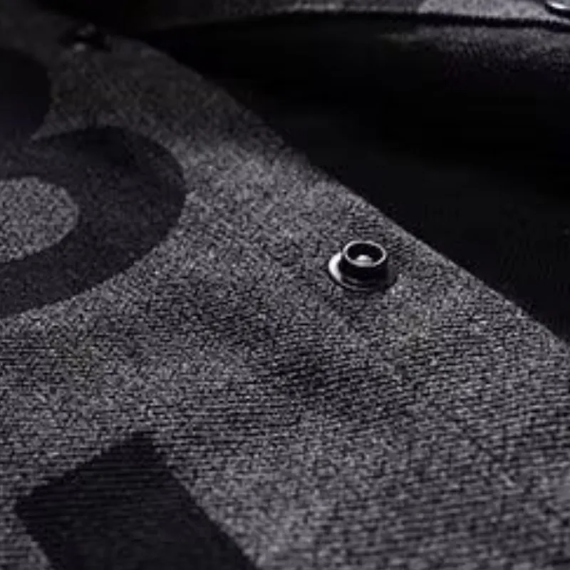 Large Size Splicing Jacket-4
