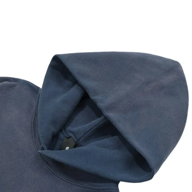 Velvet Computer Embroidered Drawstring Hem Casual Hoodie-6