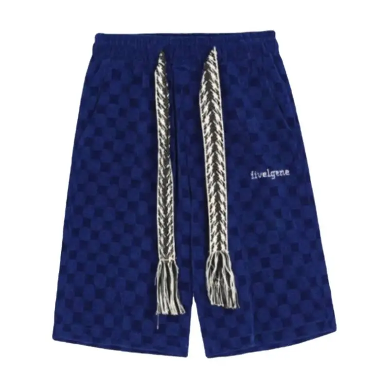 Corduroy Straight leg Casual Shorts-0