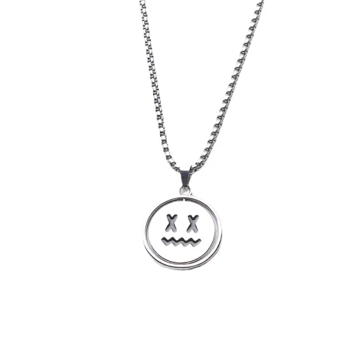 Trendy Smiling Face Necklace