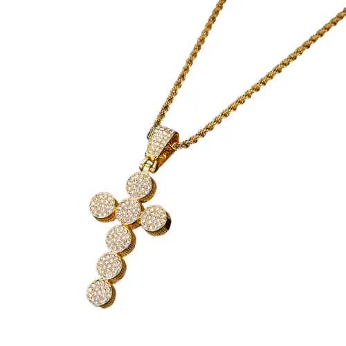 New Diamond Cross Necklace