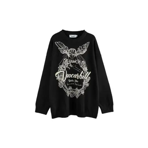 Retro Letter Design Trendy Loose Sweater