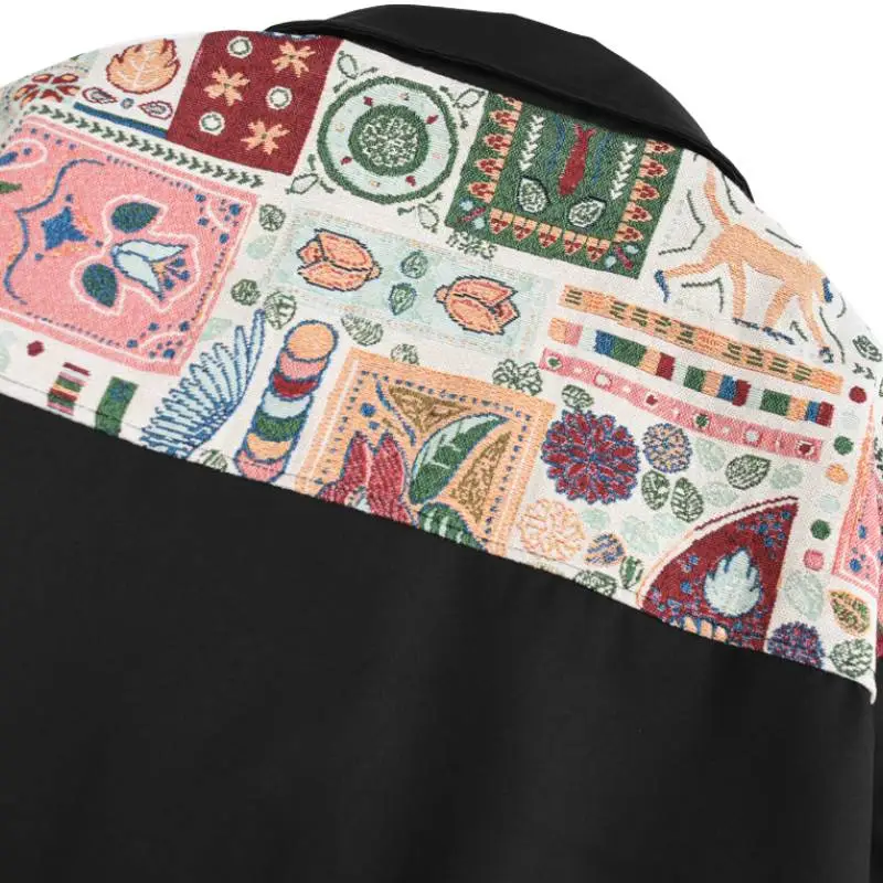 Trendy Stitching Collar Jacket-2