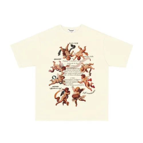 Loose Renaissance Print Teenagers T-Shirt