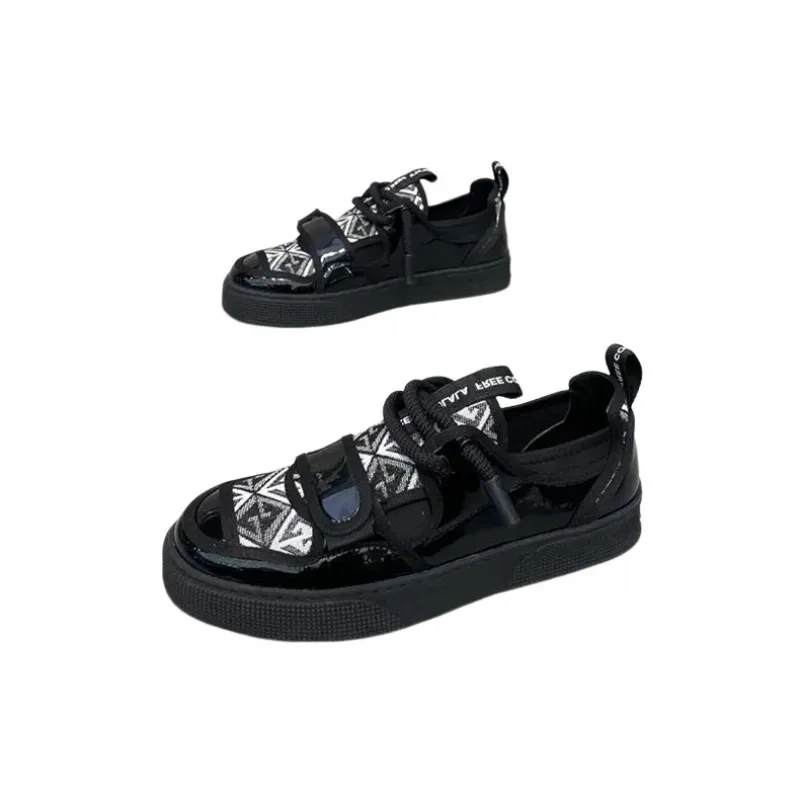 Casual Thick Soled Round Toed Sports Shoes-5