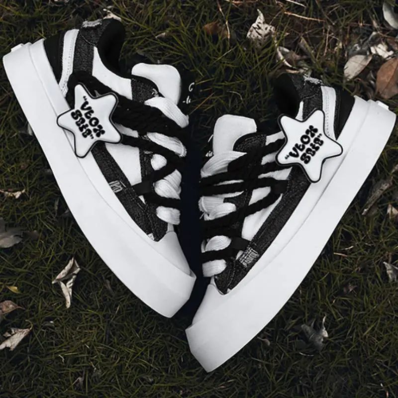 Trend Color Blocking Star Shoes-1