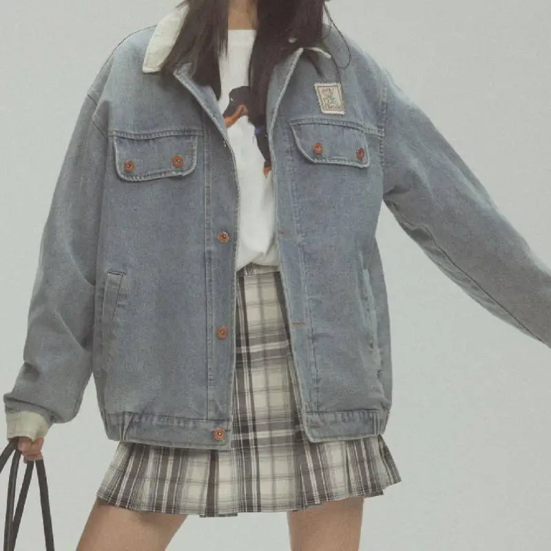 Retro Contrast Color Jacket-6