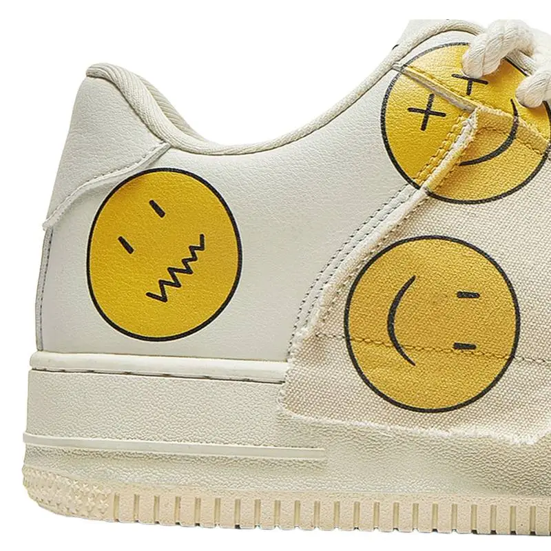 Smiley Face Expression Board Shoes-2