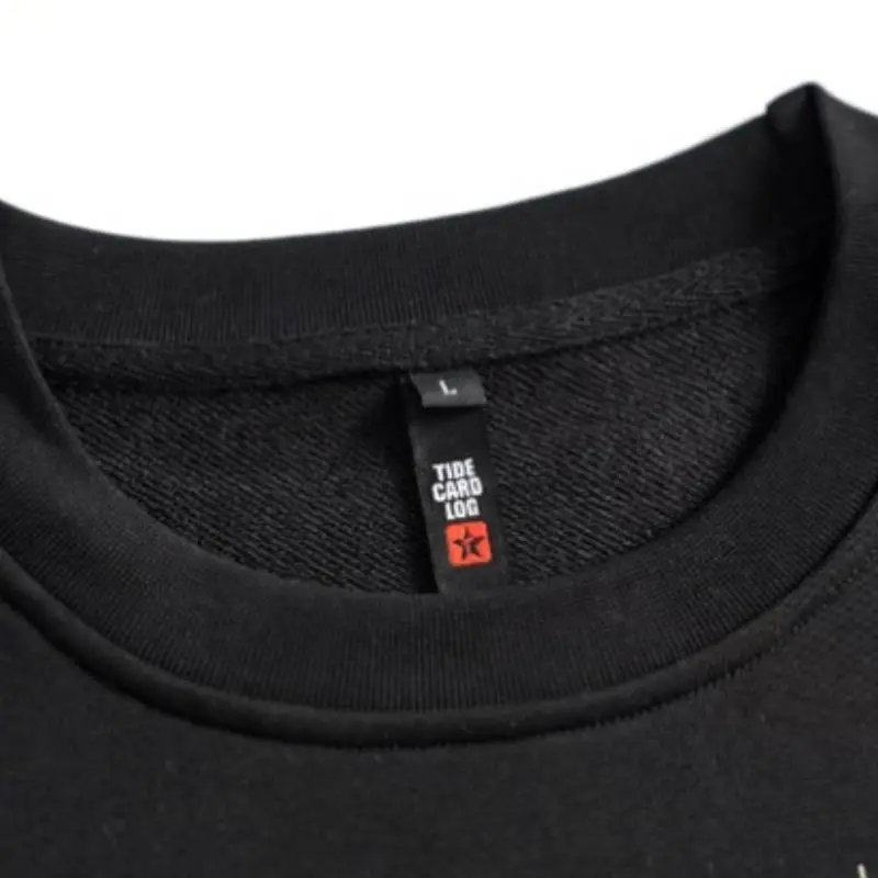 Fashion Letter Printing Long Sleeve Round Neck Sweatshirt-7