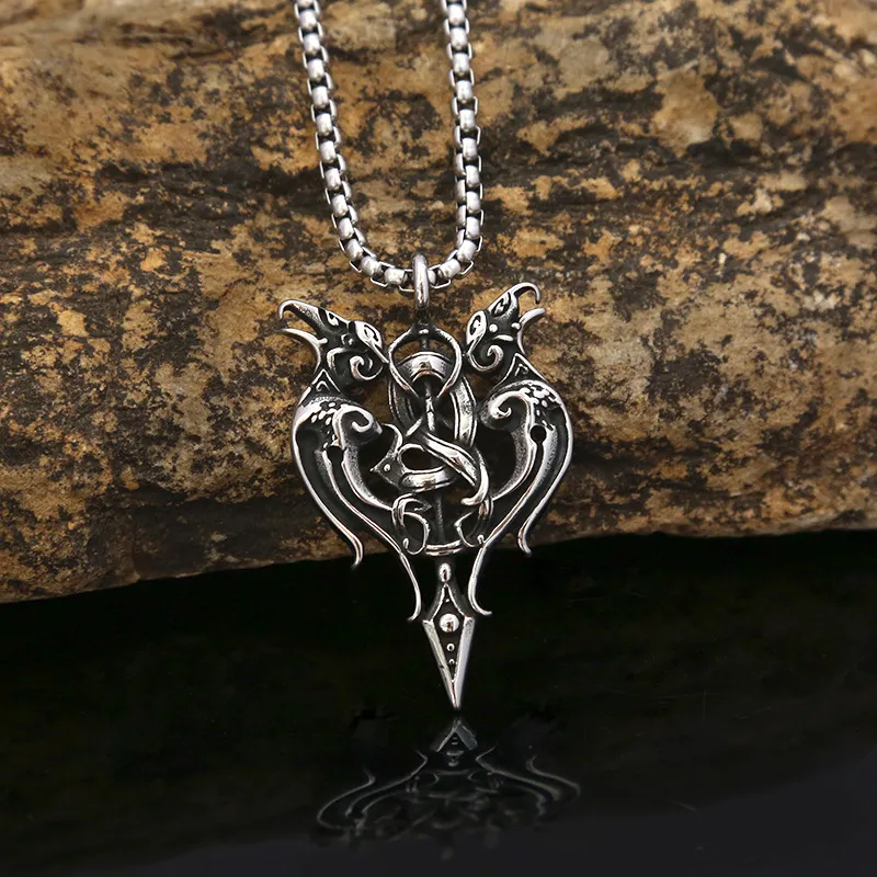 Stainless Steel Personality Necklace-2
