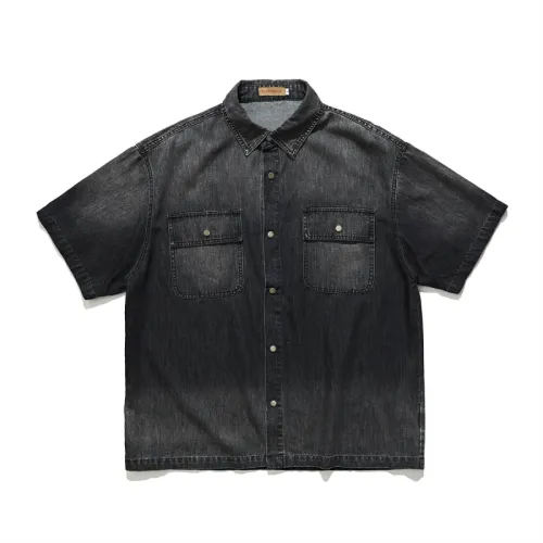 Washed Retro Denim Shirt