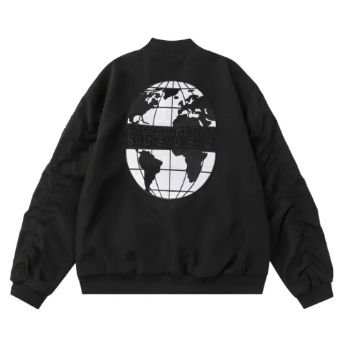 New Earth Figure Embroidered Jacket