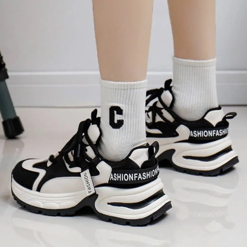 Trendy Thick soled Breathable Casual Shoes-9