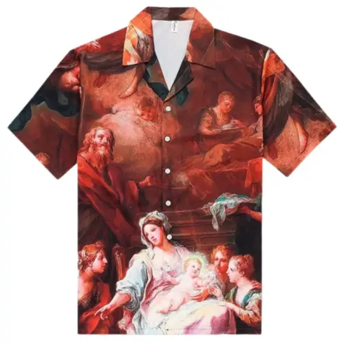 Breathable Digital Printing Casual Shirt