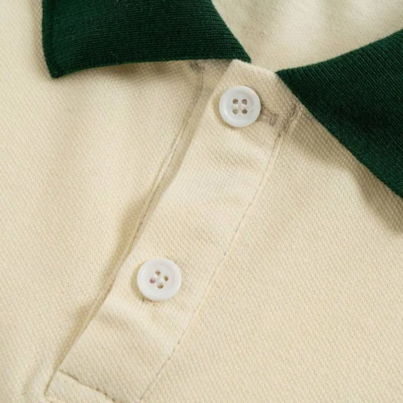 Retro Trendy Color Matching T Shirt-2