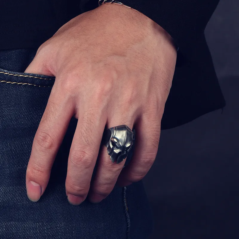Taigu Sparta Skull Helmet Ring-3