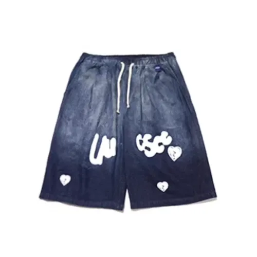 Hip-Hop Retro Style Embroidered Shorts