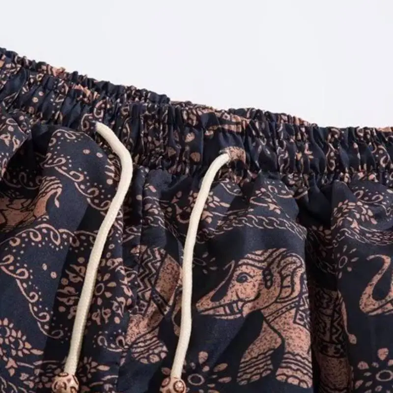 Loose Straight Leg Casual shorts-2