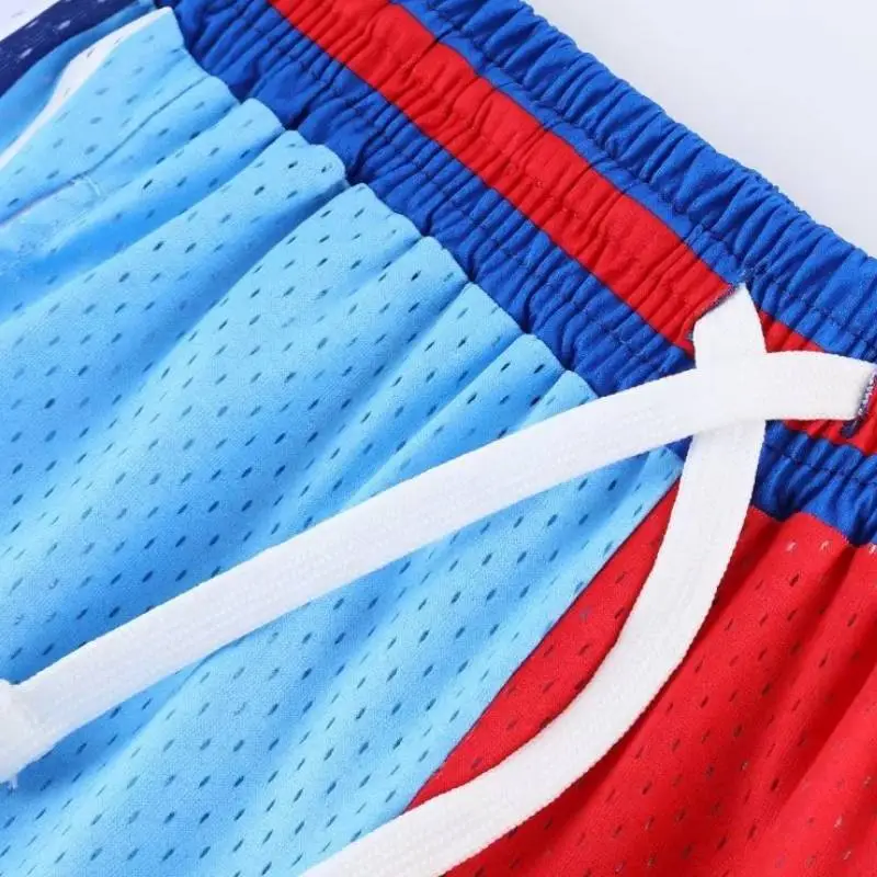 Retro Breathable Basketball Shorts-5