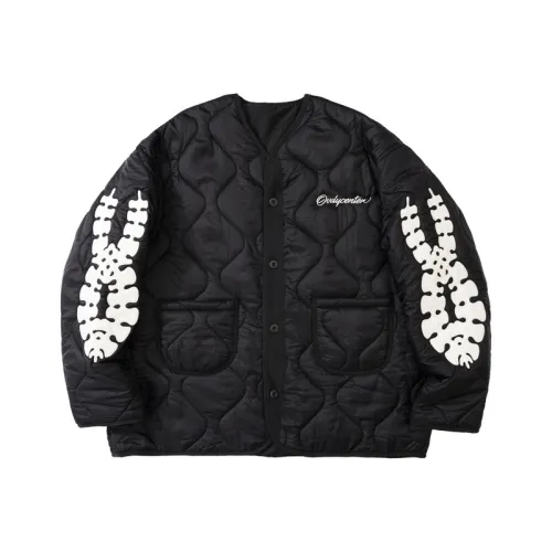 Embroidered Cotton-padded Loose Coat