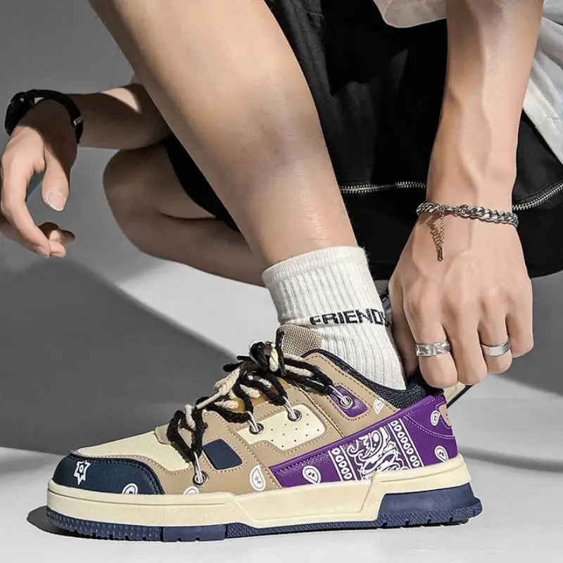 Trendy Casual Cashew Sneakers-1