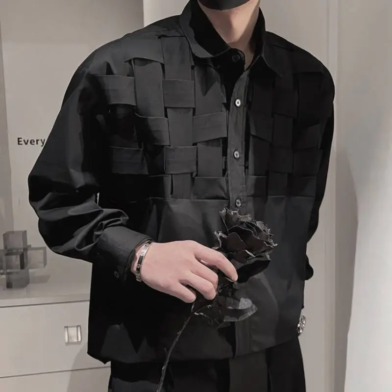 Ruffian Long Sleeve Vintage Stitching Shirt swag OOTD-5