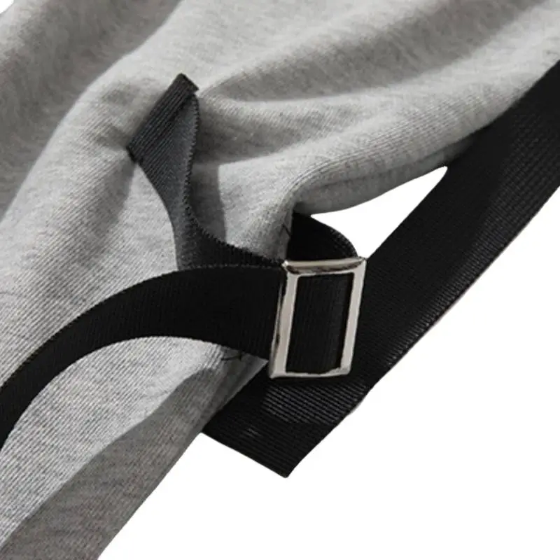High Street Straight Casual Sweatpants-3