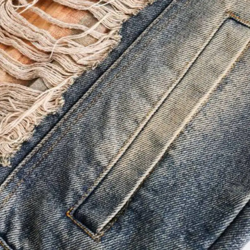 Retro Spice Tooling High Street Denim Jacket-5