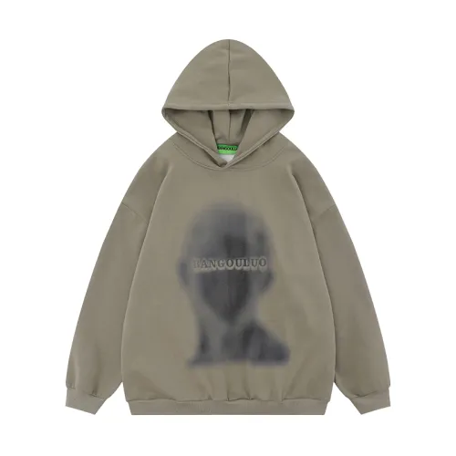 Hip-Hop Funeral Figure Printed Hooded Sweater