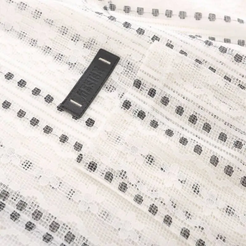 Loose Style Hollow Design Chanel Shirt-3